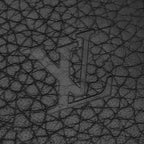 Louis Vuitton Wallet Portefeuille Brazza Leather Black Silver Coin Purse Card — view 5