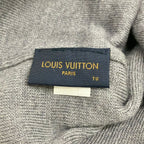 Louis Vuitton Knit Hat Gray Dark Navy Blue Wool — view 3