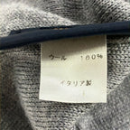 Louis Vuitton Knit Hat Gray Dark Navy Blue Wool — view 4