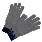 Louis Vuitton Gloves Gray Dark Navy Blue Wool