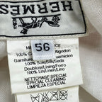 Hermes Hat 56 Ivory Red Linen Silk — view 7
