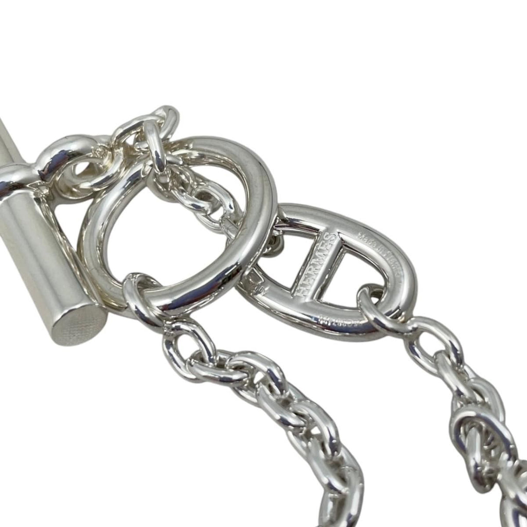 Hermes Necklace Farandole Long 120 00 Silver — view 8