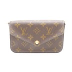 Louis Vuitton Multi Pochette Felicie Monogram Khaki Shoulder Bag Canvas
