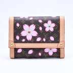 Louis Vuitton Portefeuille Victorine Trifold Wallet Monogram Cherry Blossom