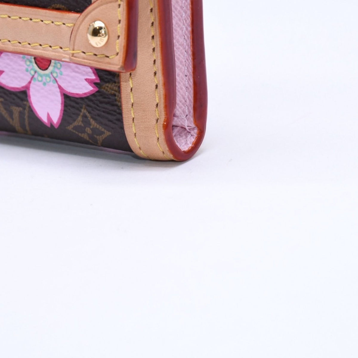 Louis Vuitton Portefeuille Victorine Trifold Wallet Monogram Cherry Blossom — view 4