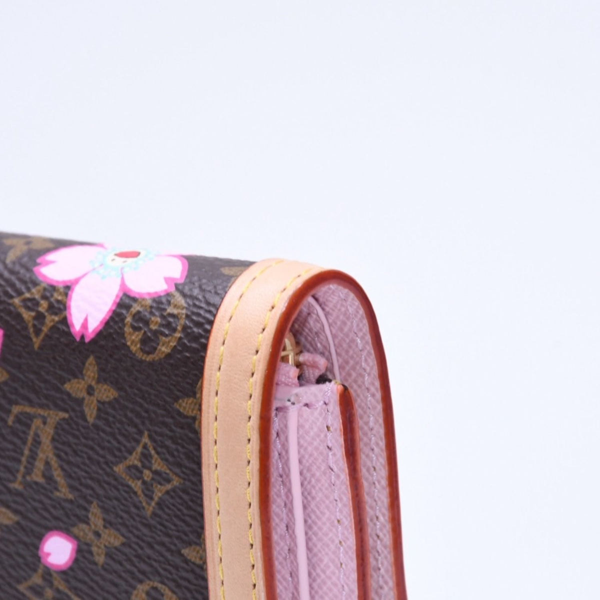 Louis Vuitton Portefeuille Victorine Trifold Wallet Monogram Cherry Blossom — view 7