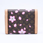 Louis Vuitton Portefeuille Victorine Trifold Wallet Monogram Cherry Blossom — view 2