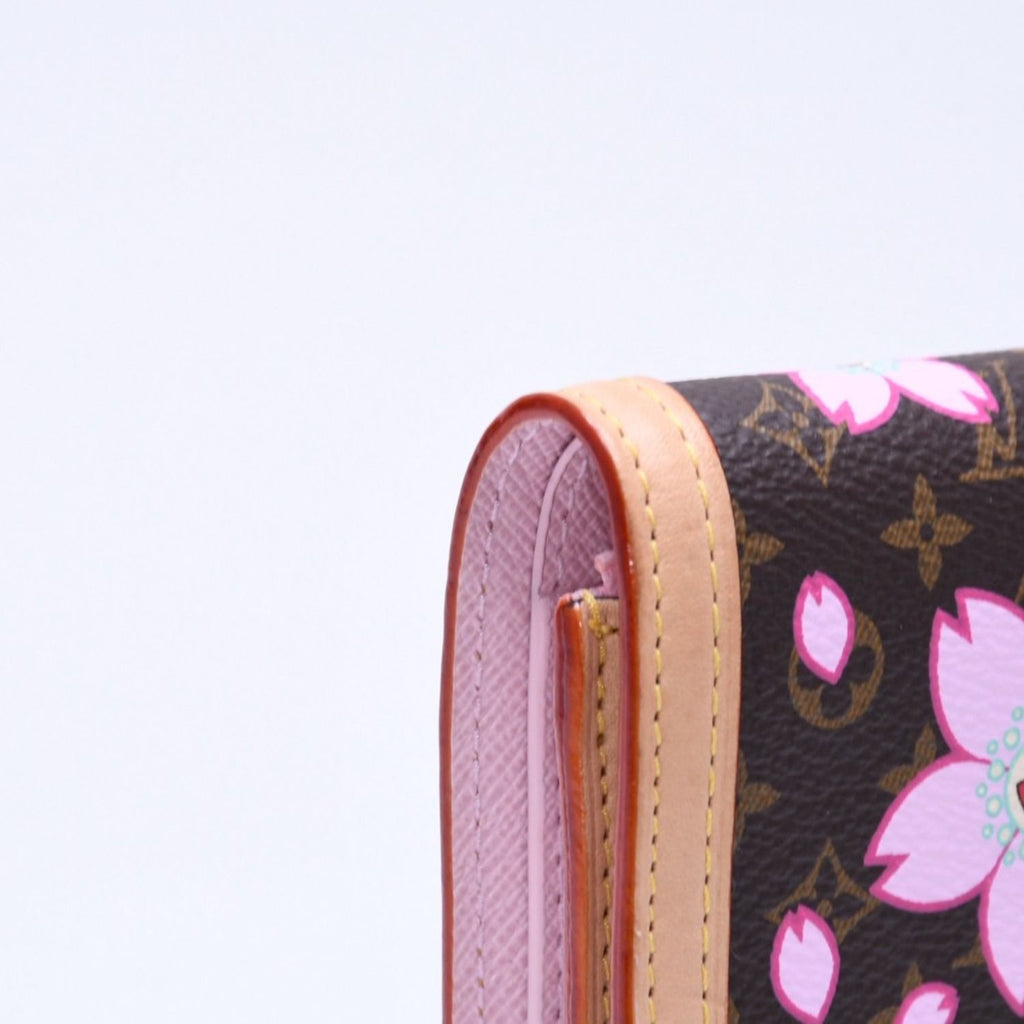 Louis Vuitton Portefeuille Victorine Trifold Wallet Monogram Cherry Blossom — view 5