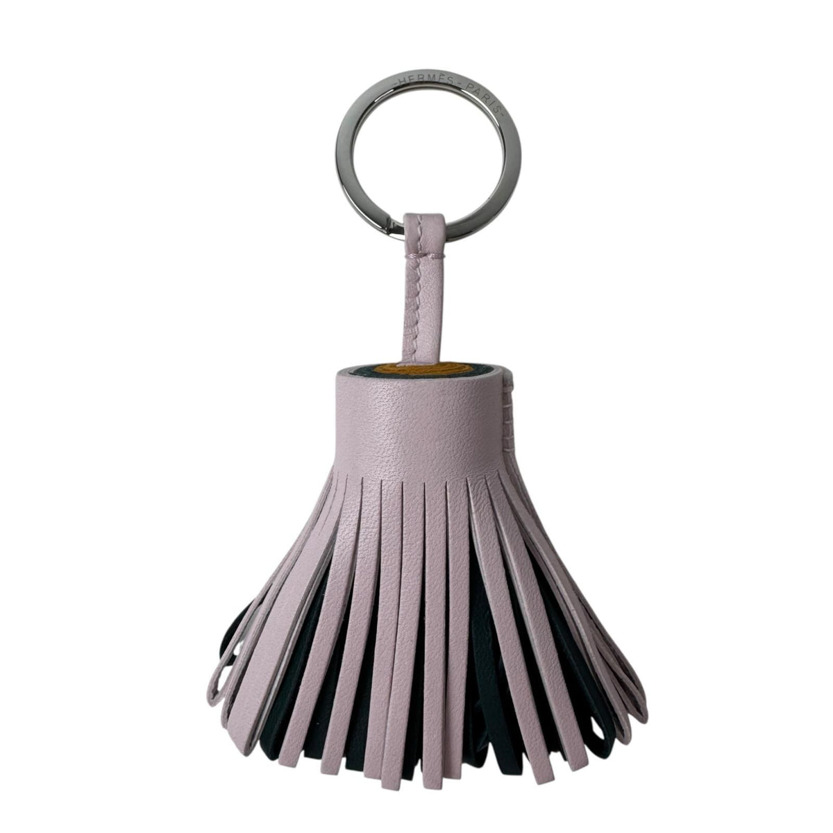 Hermes Carmen Tricolor Mauve Pale Bag Charm Keychain