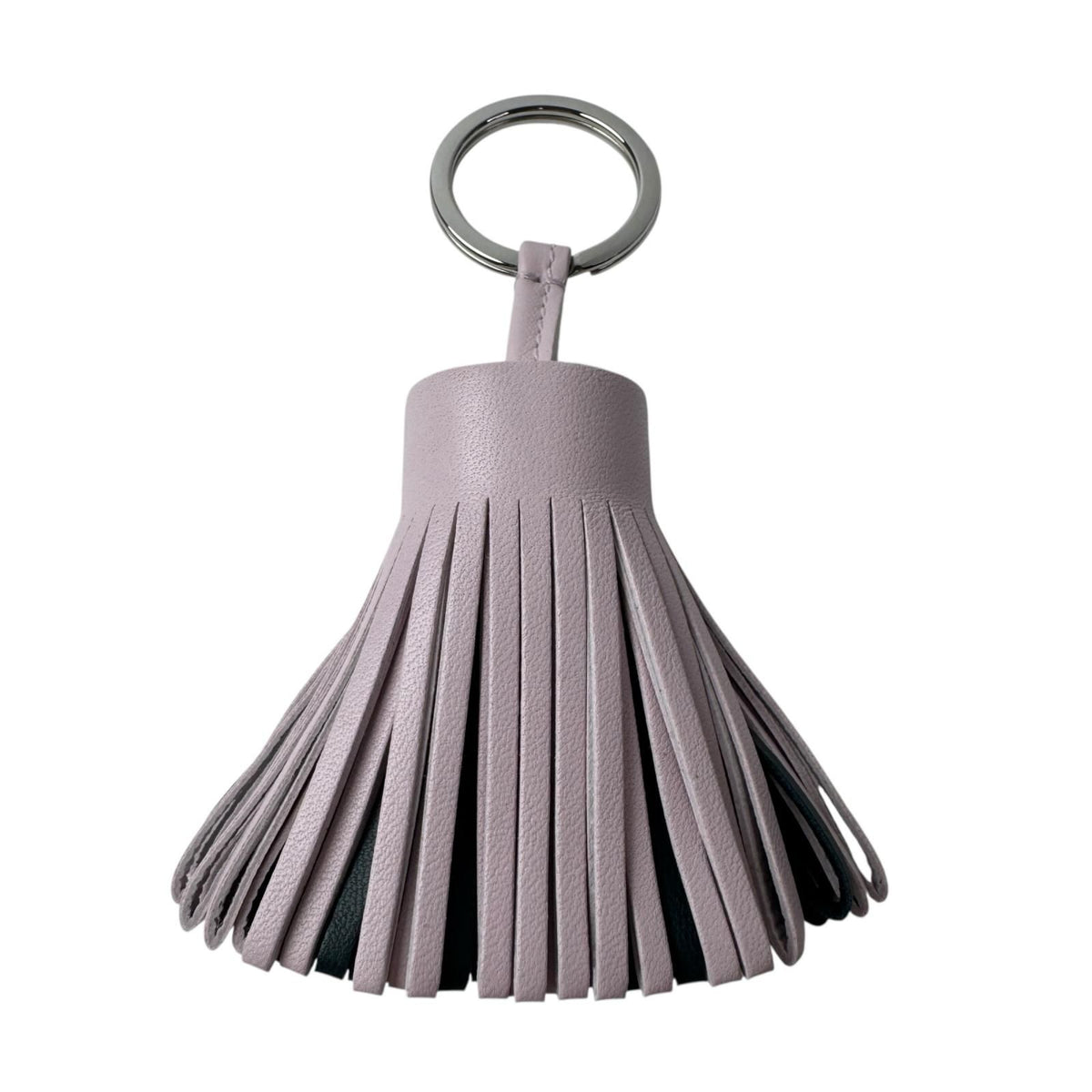 Hermes Carmen Tricolor Mauve Pale Bag Charm Keychain — view 2