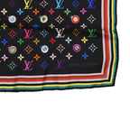 Louis Vuitton I Love Monogram Scarf Multicolor Noir Black — view 3