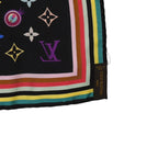 Louis Vuitton I Love Monogram Scarf Multicolor Noir Black — view 4