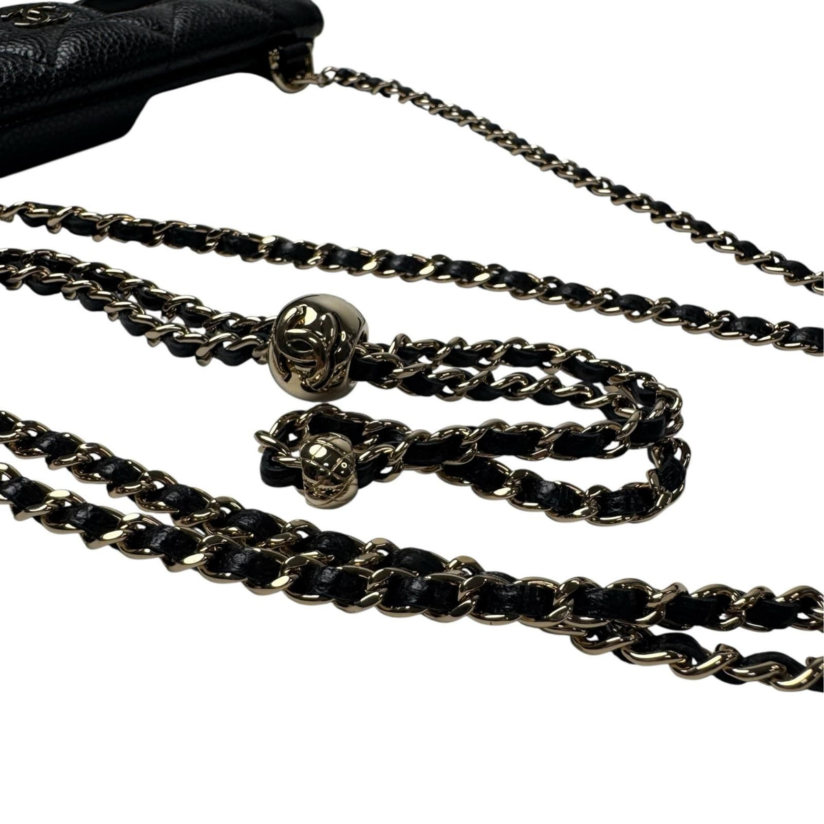 Chanel Quilted Chain Shoulder iPhone 15 Pro Case — view 8