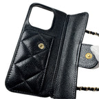 Chanel Quilted Chain Shoulder iPhone 15 Pro Case — view 5