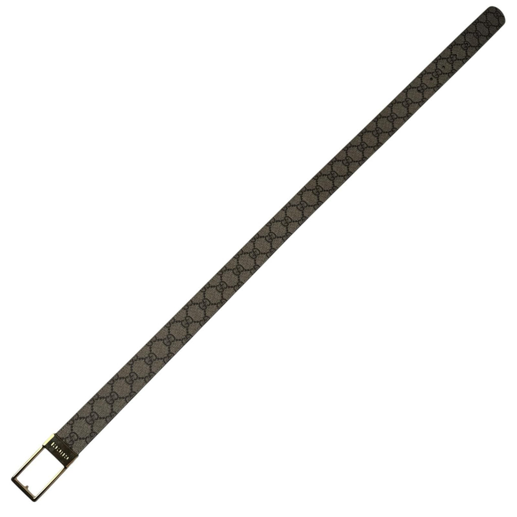 Gucci GG Supreme Rectangle Buckle Belt — view 6