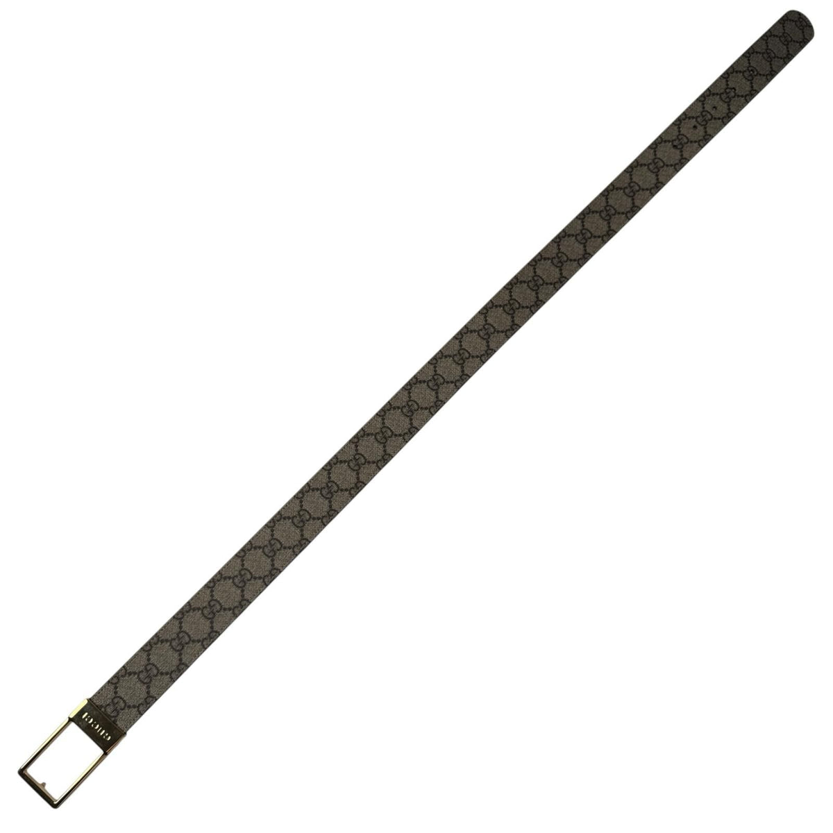 Gucci GG Supreme Rectangle Buckle Belt — view 6