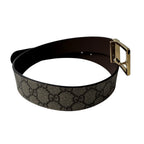 Gucci GG Supreme Rectangle Buckle Belt — view 4
