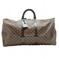 Louis Vuitton Keepall Bandouliere 55 Damier Boston Bag