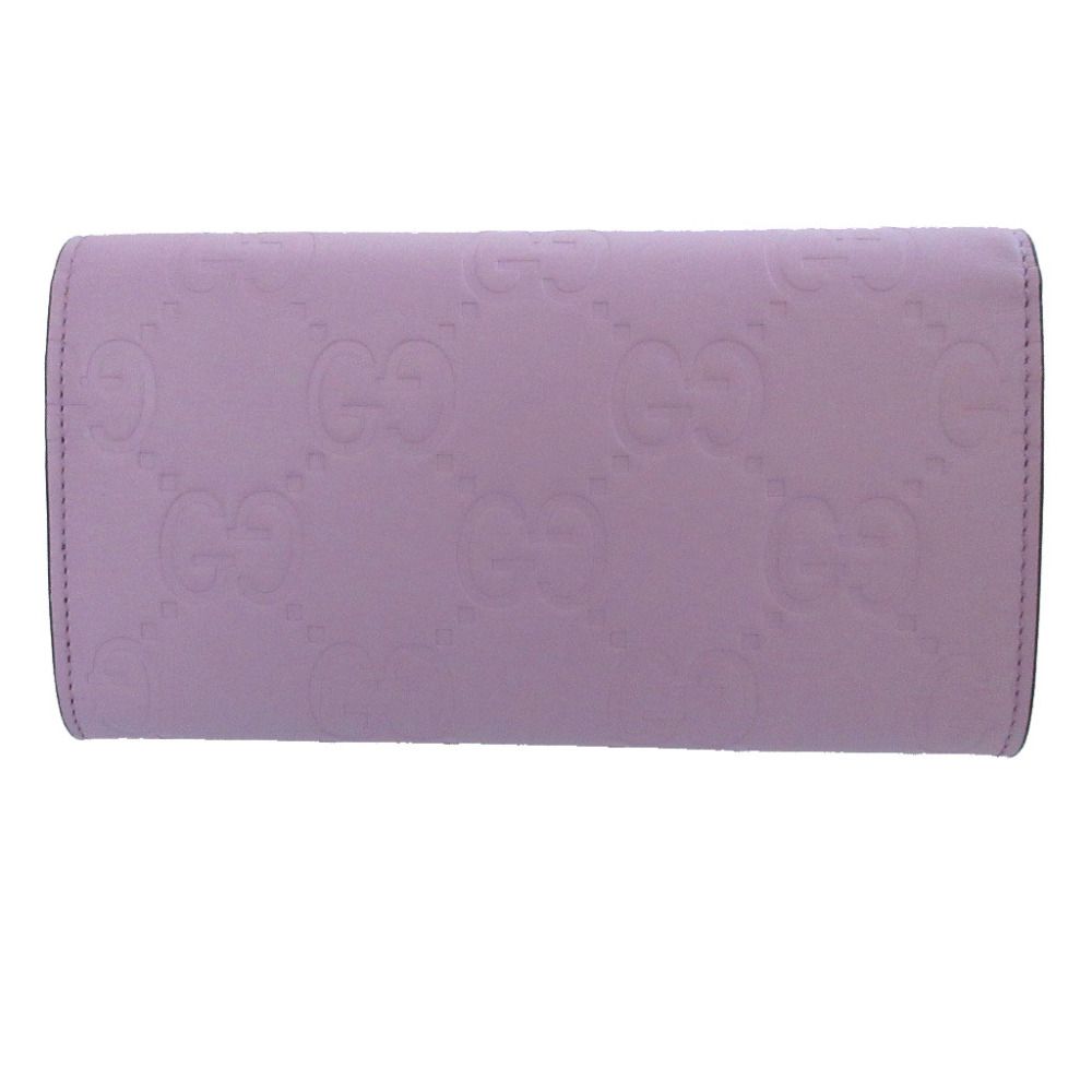 Gucci Jumbo GG Leather Lavender Purple Bifold Wallet — view 3