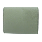 Loewe Anagram Trifold Leather Green Compact Wallet — view 3