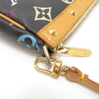 Louis Vuitton Pochette Accessoires Multicolor Noir Handbag Monogram — view 8