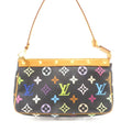 Louis Vuitton Pochette Accessoires Multicolor Noir Handbag Monogram