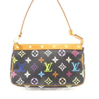 Louis Vuitton Pochette Accessoires Multicolor Noir Handbag Monogram