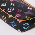 Louis Vuitton Pochette Accessoires Pouch Monogram Multicolor Black — view 6