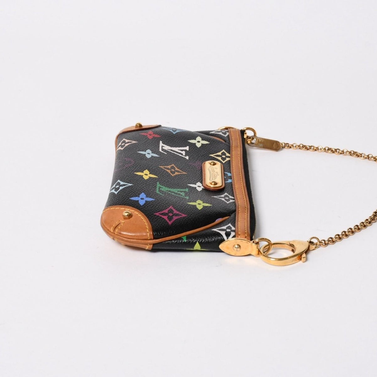 Louis Vuitton Pouch Pochette Mirror MM Monogram Multicolor Takashi Murakami — view 4