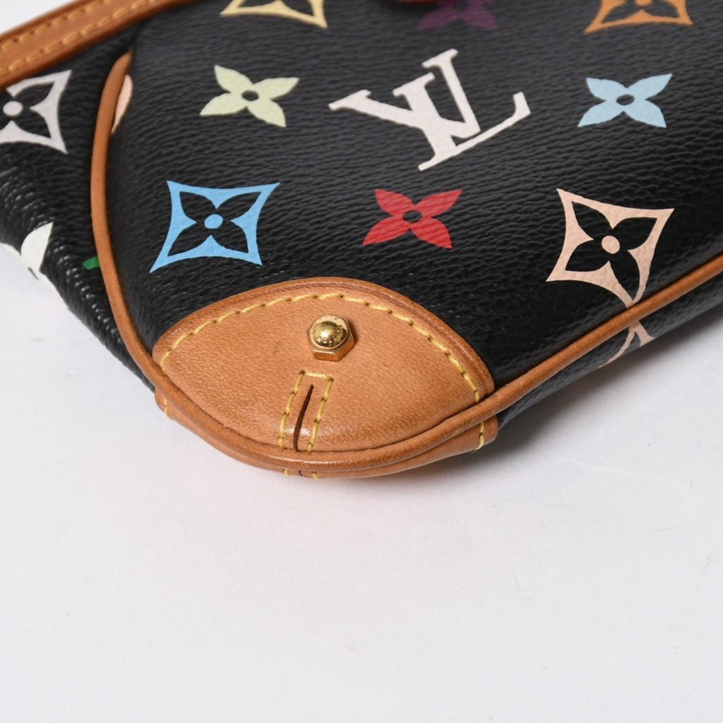Louis Vuitton Pouch Pochette Mirror MM Monogram Multicolor Takashi Murakami — view 6