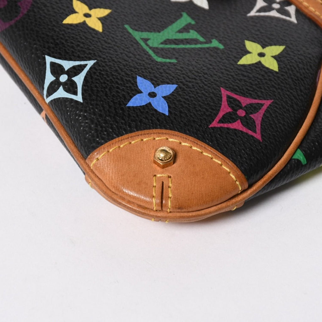 Louis Vuitton Pouch Pochette Mirror MM Monogram Multicolor Takashi Murakami — view 5