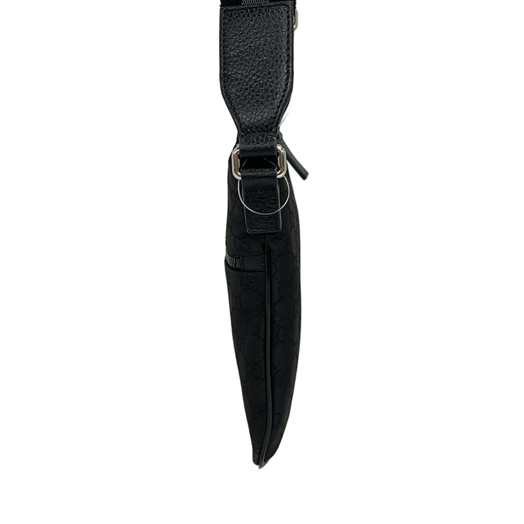 Gucci Shoulder Bag GG Pattern Black Leather — view 2