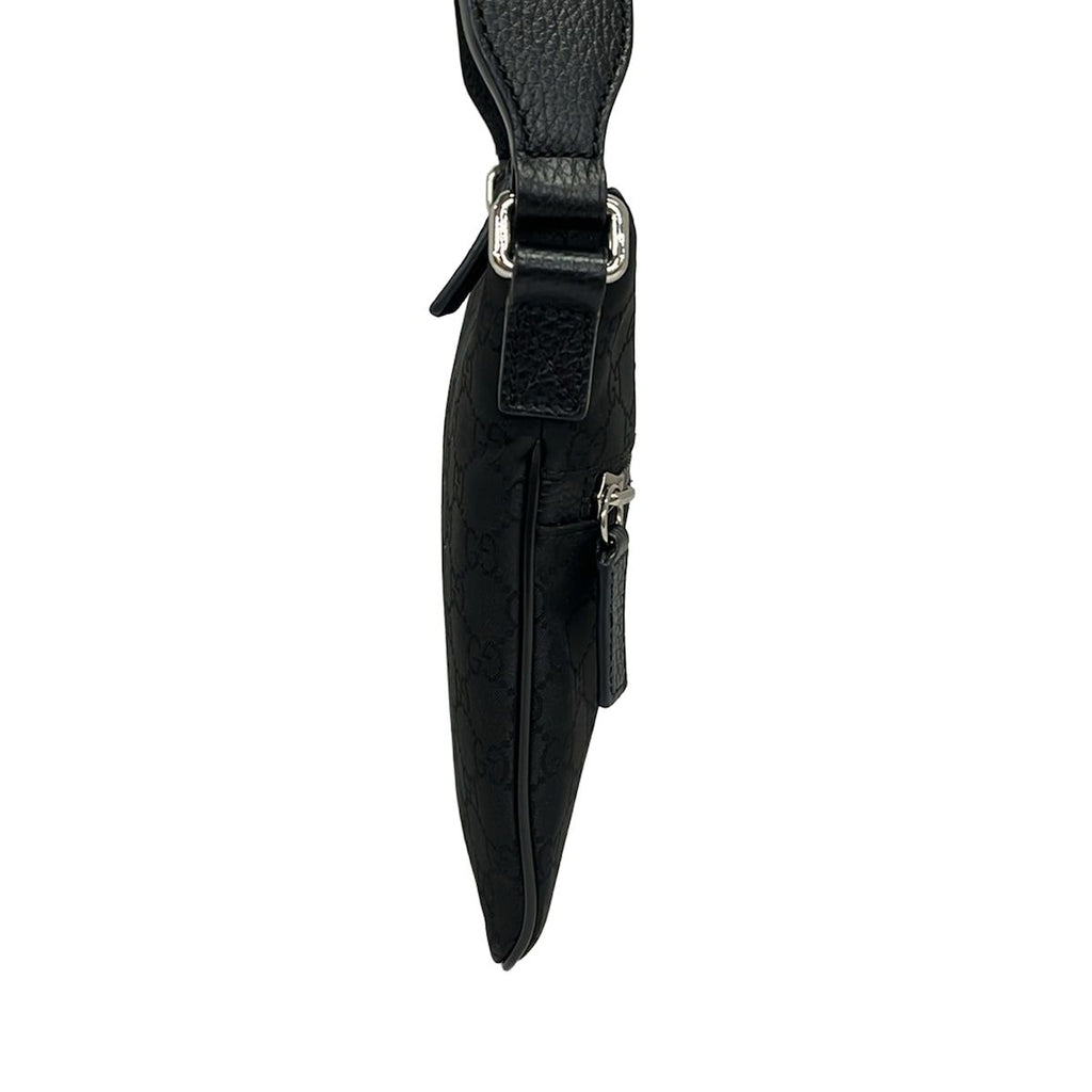Gucci Shoulder Bag GG Pattern Black Leather — view 4