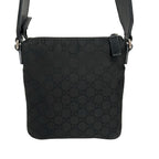 Gucci Shoulder Bag GG Pattern Black Leather — view 3