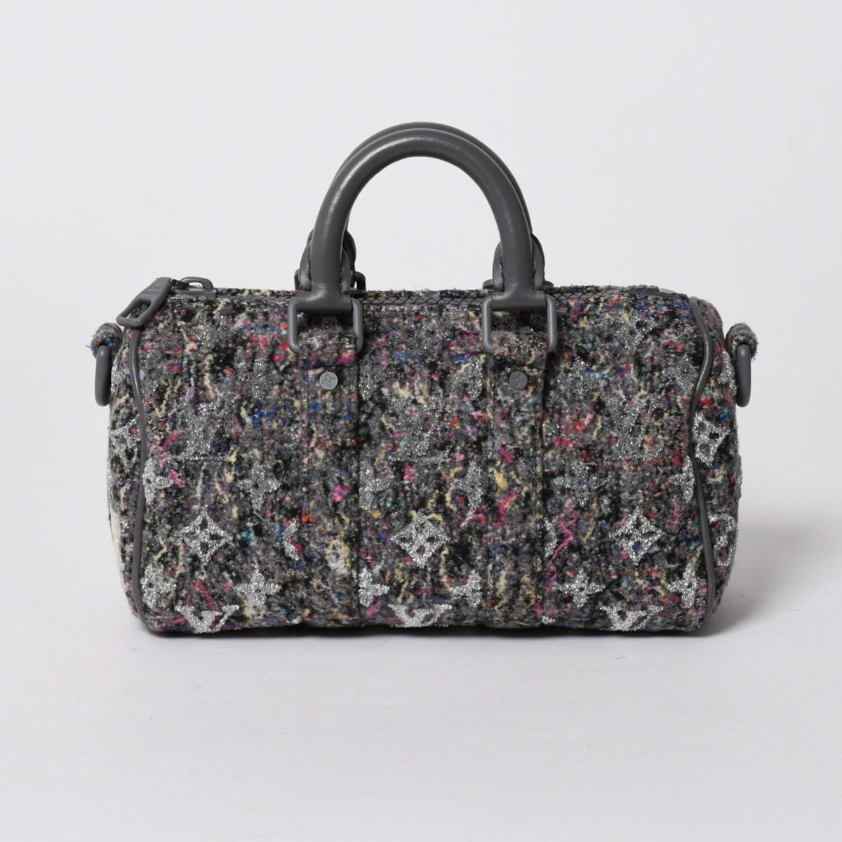 Louis Vuitton Keepall XS Monogram Felt Tweed Recycled Multi 2-Way Handbag — view 3