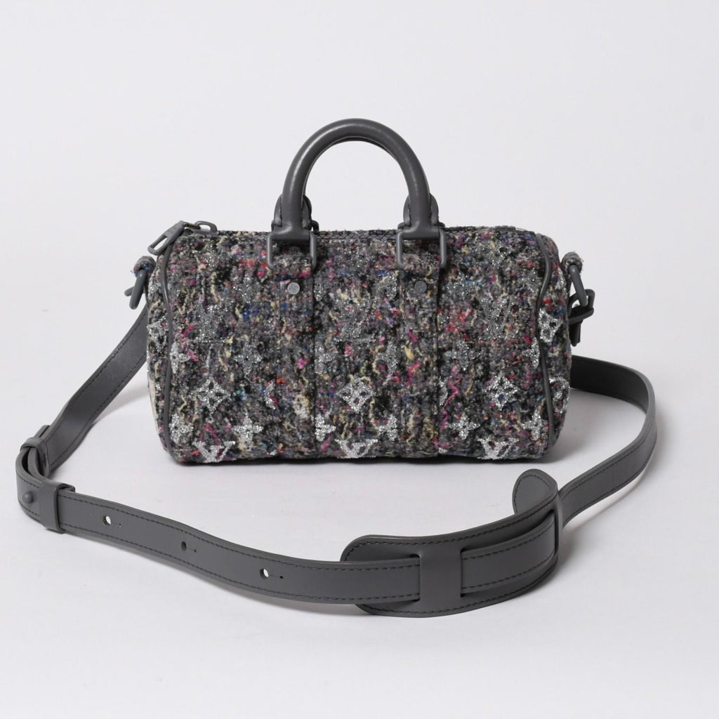 Louis Vuitton Keepall XS Monogram Felt Tweed Recycled Multi 2-Way Handbag — view 2