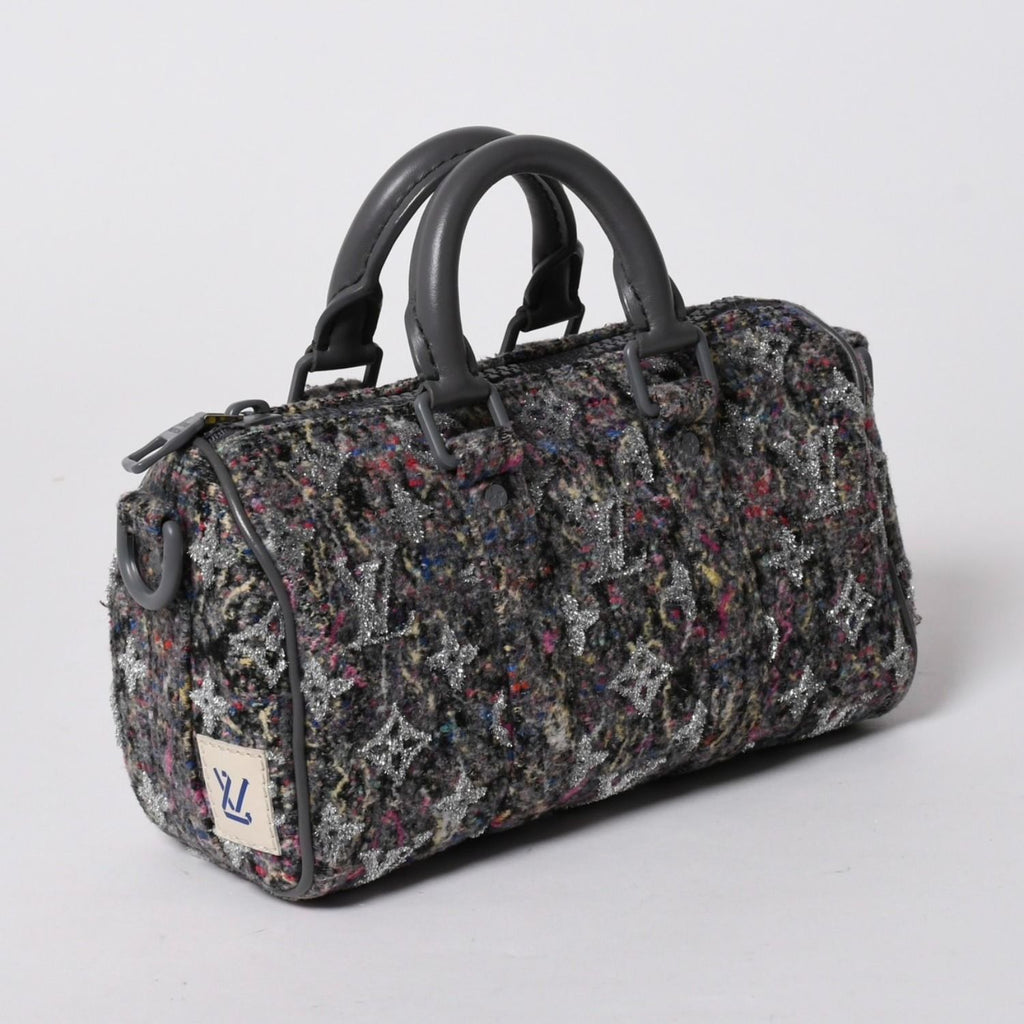 Louis Vuitton Keepall XS Monogram Felt Tweed Recycled Multi 2-Way Handbag — view 5