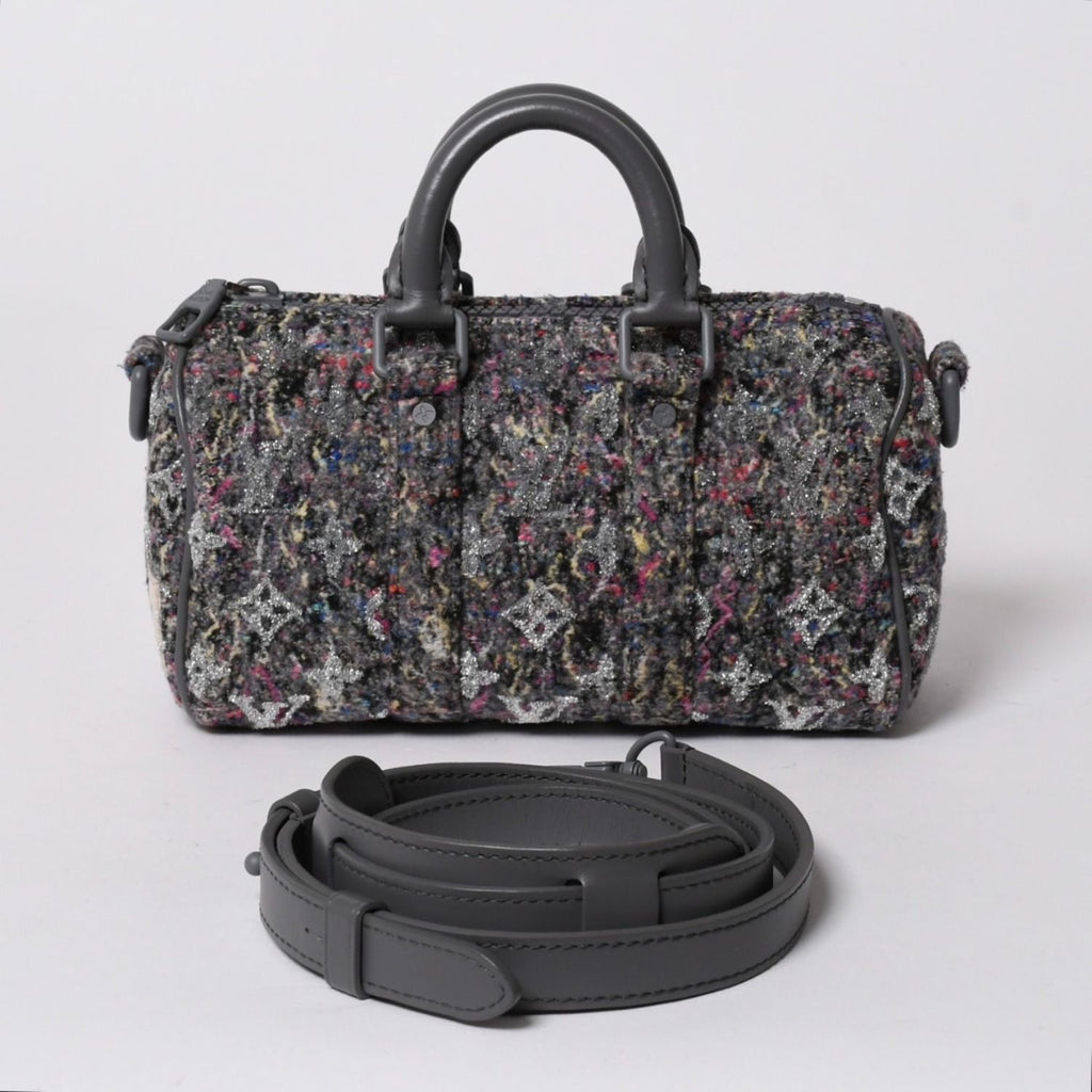 Louis Vuitton Keepall XS Monogram Felt Tweed Recycled Multi 2-Way Handbag
