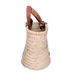 Celine Teen Classic Panier Raffia&calfskin Basket Bag — view 4
