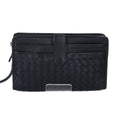 Bottega Veneta Leather Intrecciato Clutch