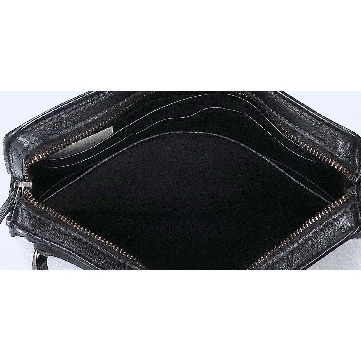 Bottega Veneta Leather Intrecciato Clutch — view 6