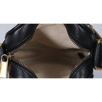 Gucci Logo Print Shoulder Bag Black — view 6