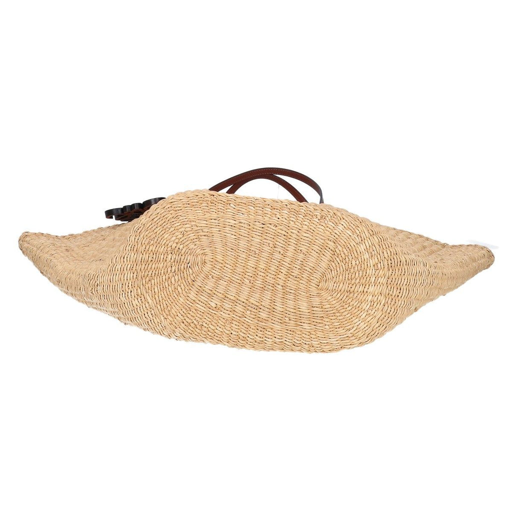 Loewe Elephant Grass & Calfskin Shell Basket Bag — view 5