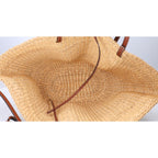 Loewe Elephant Grass & Calfskin Shell Basket Bag — view 6