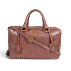Prada Vitello Shine Leather 2-Way Mini Boston Bag