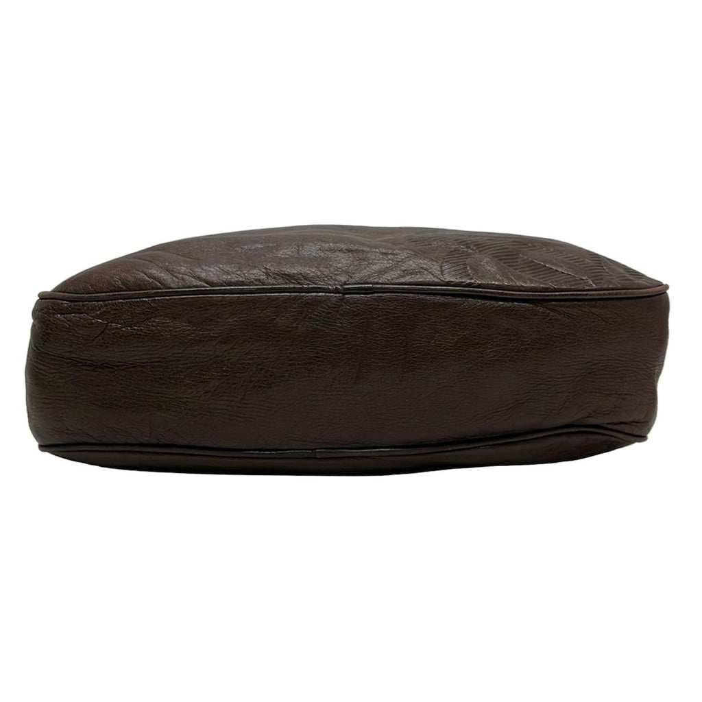 Loewe Shoulder Bag Dark Brown Anagram Leather — view 5
