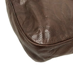 Loewe Shoulder Bag Dark Brown Anagram Leather — view 6