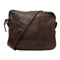 Loewe Shoulder Bag Dark Brown Anagram Leather