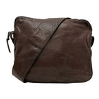 Loewe Shoulder Bag Dark Brown Anagram Leather