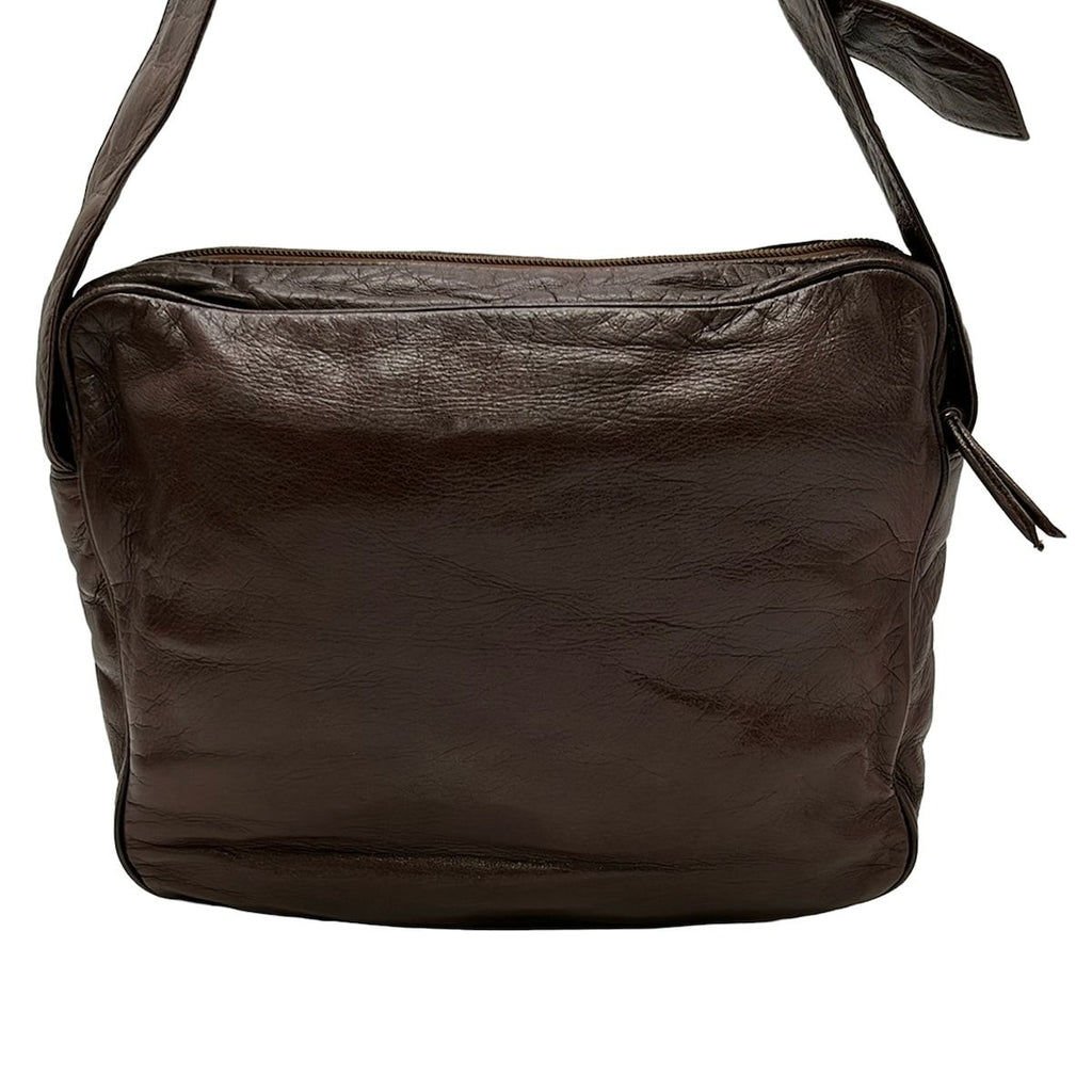 Loewe Shoulder Bag Dark Brown Anagram Leather — view 3